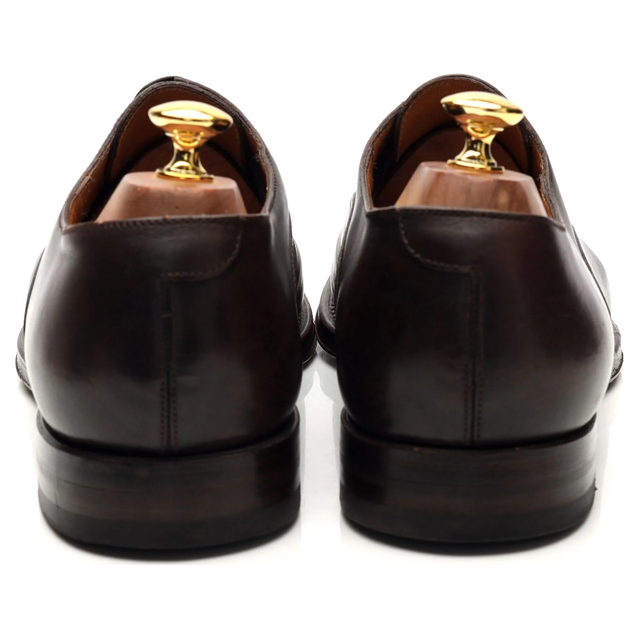 Dark Brown Leather Oxford UK 10