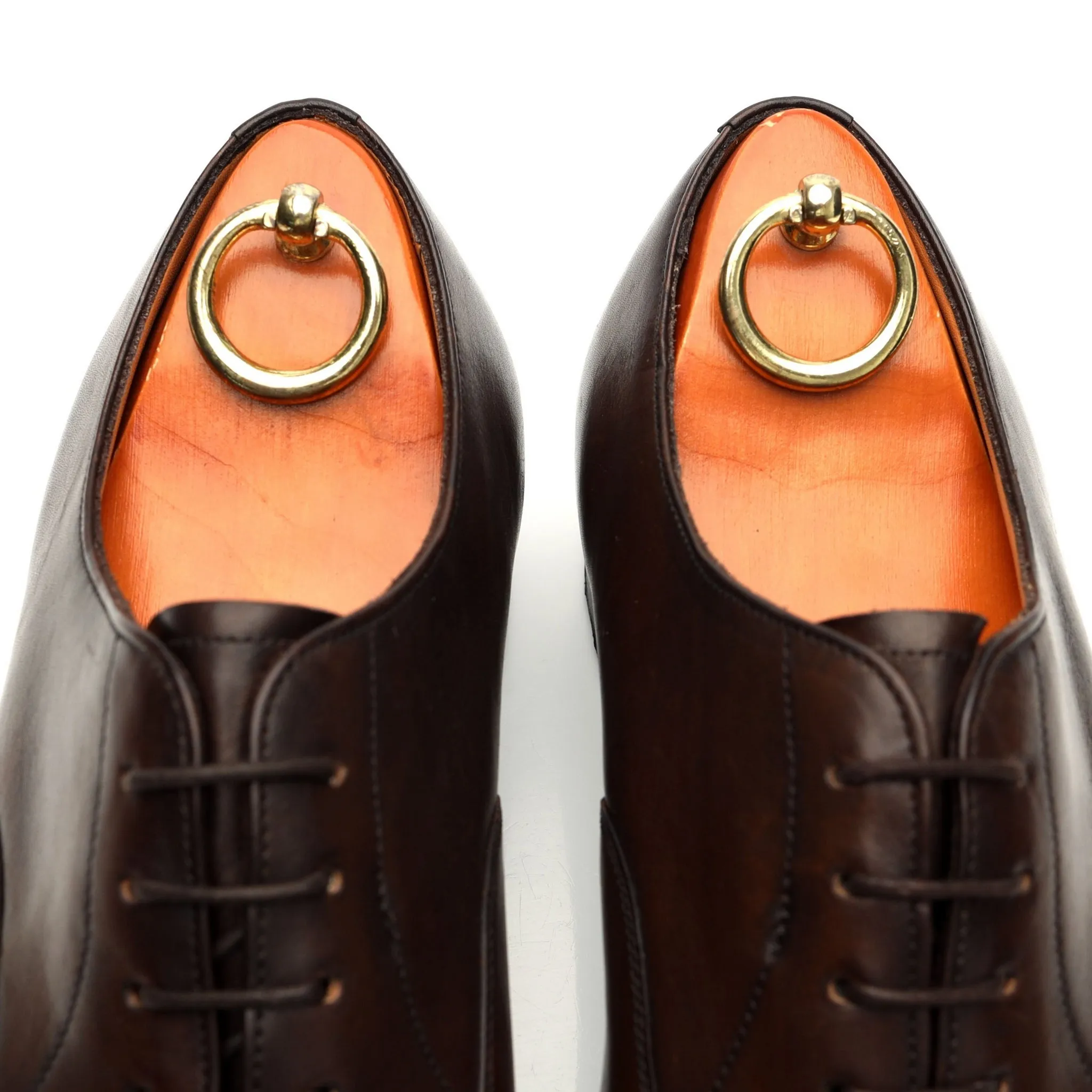 Dark Brown Leather Oxford UK 7.5 F