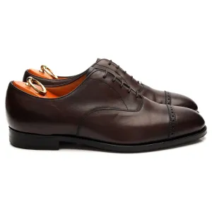 Dark Brown Leather Oxford UK 7.5 F