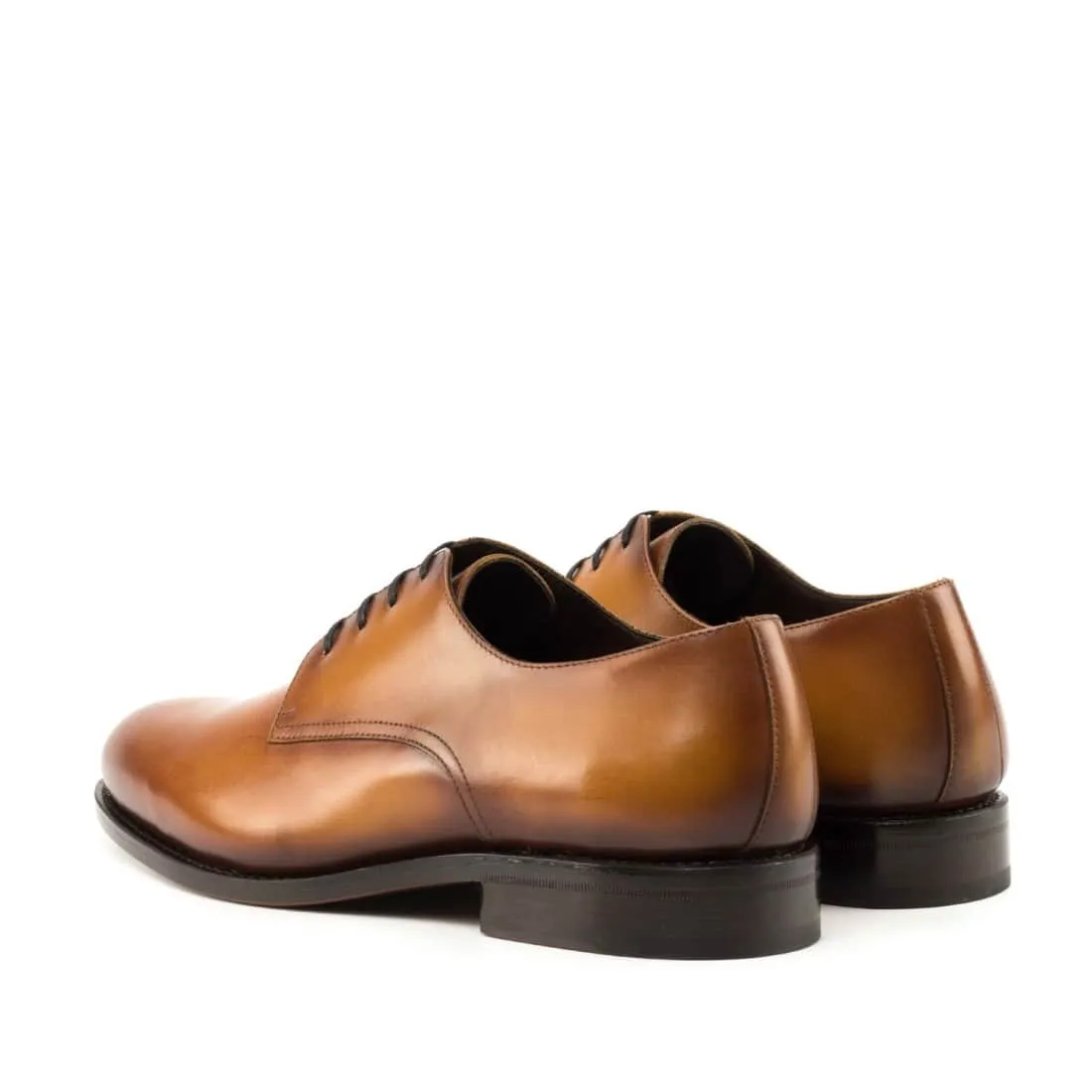 Derbie Blucher en cuir noir