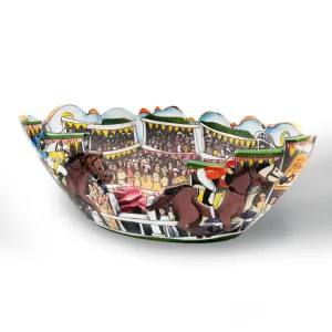 Derby Day Sculptured Bowl