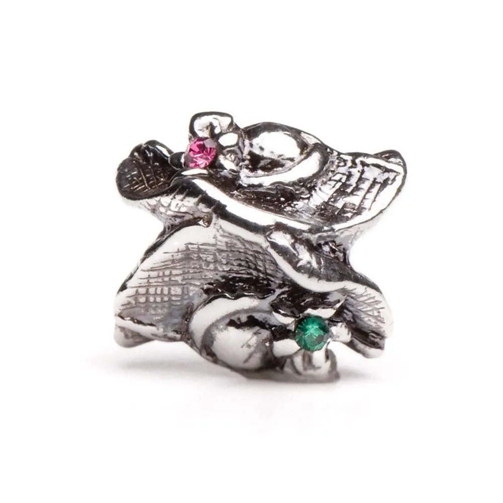 Derby Hats, Silver with Crystals