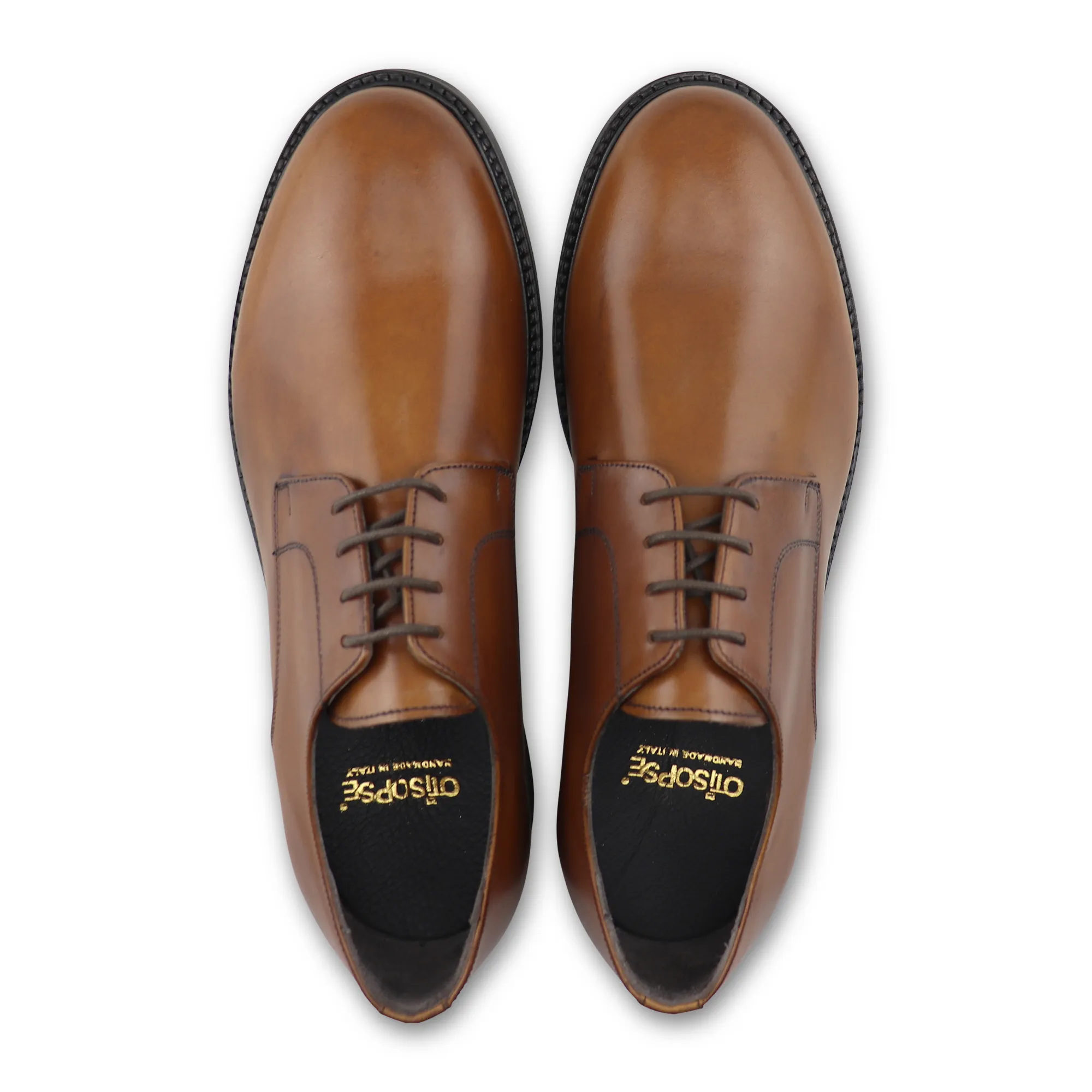 Derby in pelle cuoio