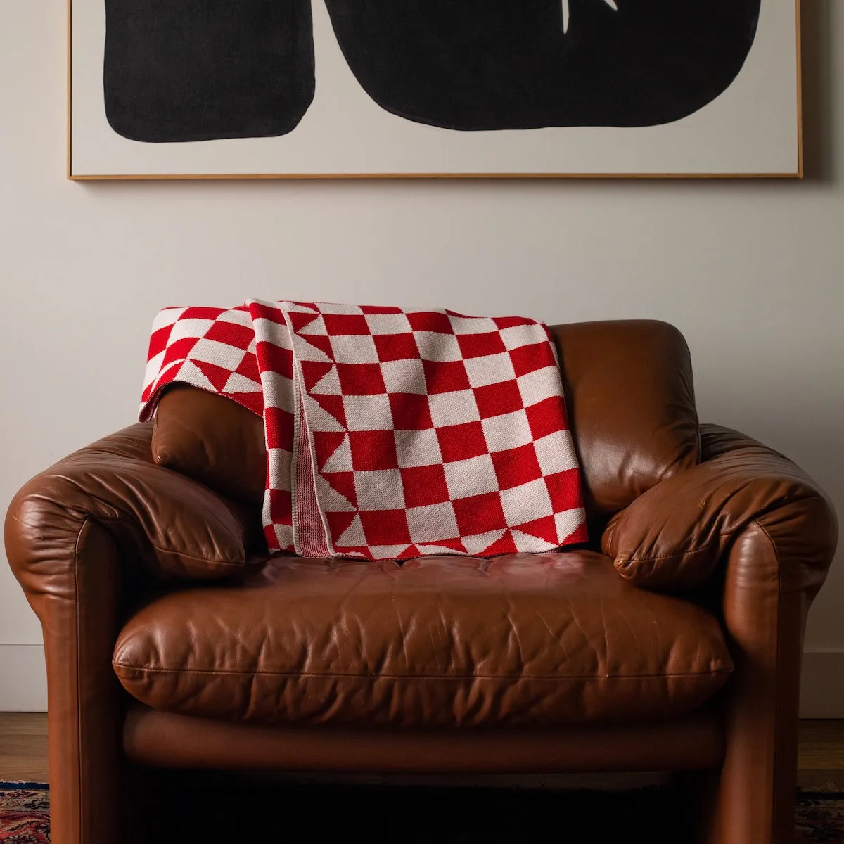 Derby - Knitted Throw Blanket