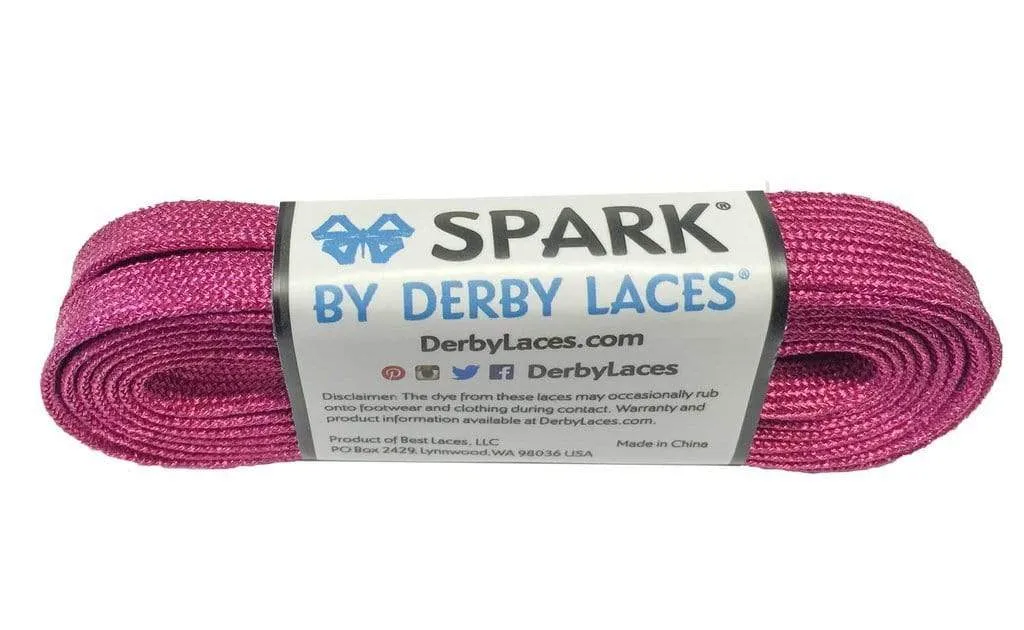 Derby Spark Glitter Laces : Assorted sizes and colours