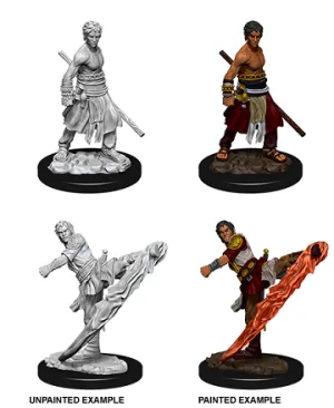 DND UNPAINTED MINIS WV10 MALE HALF-ELF MONK