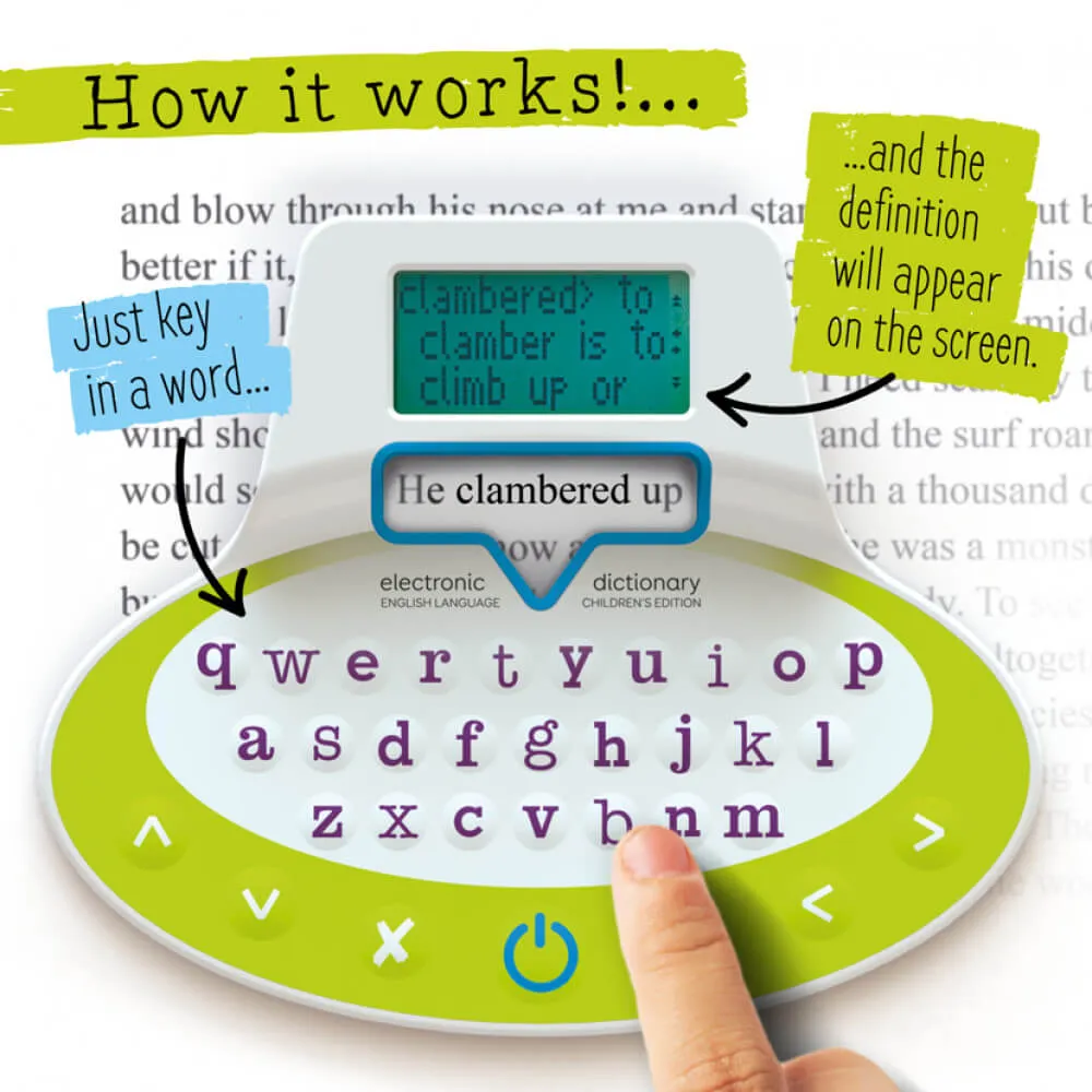 Electronic Dictionary Bookmark