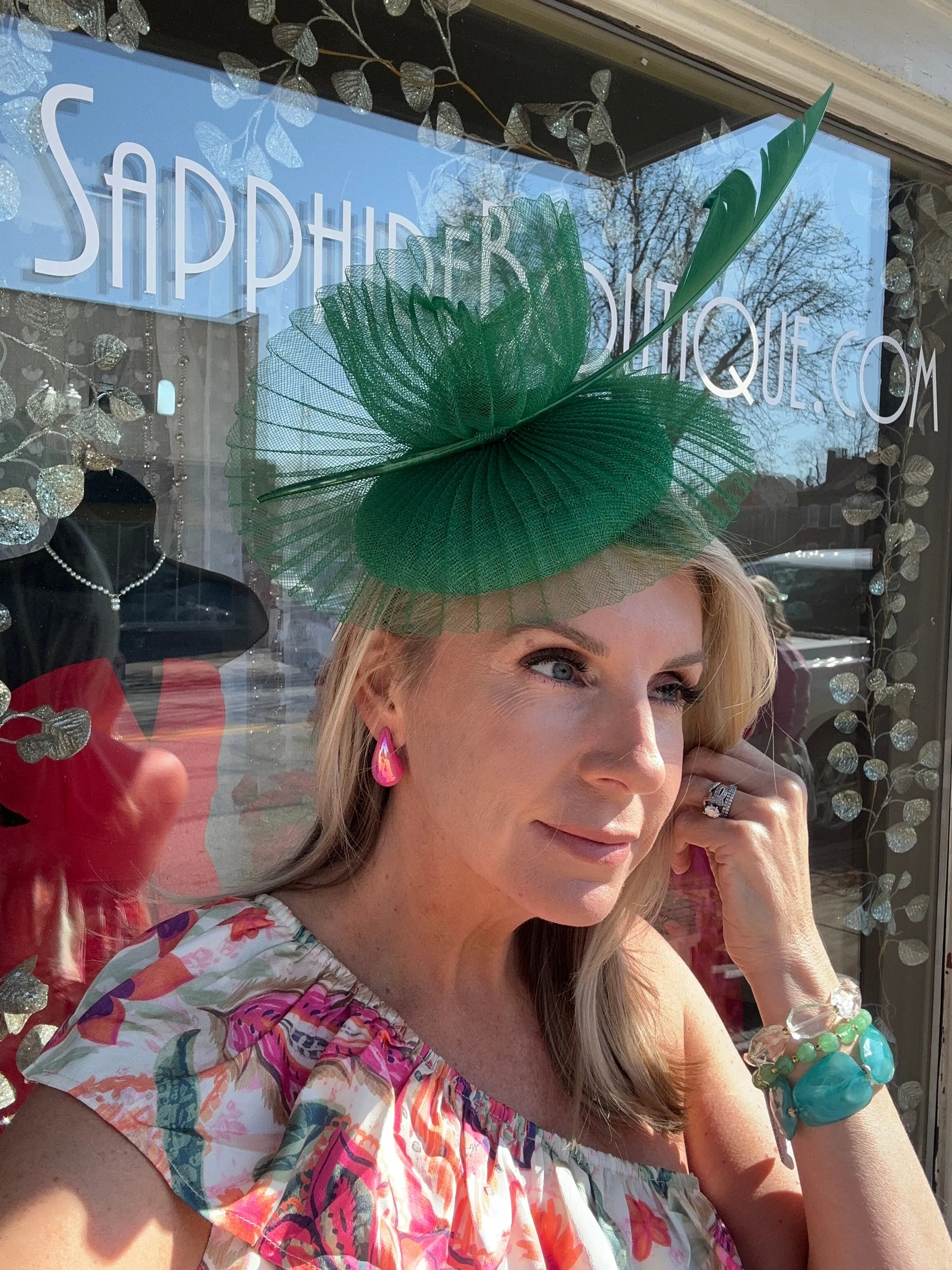 Emerald Presleigh Fascinator