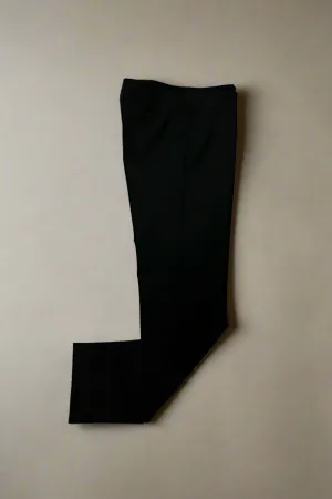 Estelle & Finn Side Zip Ankle Pant in Black