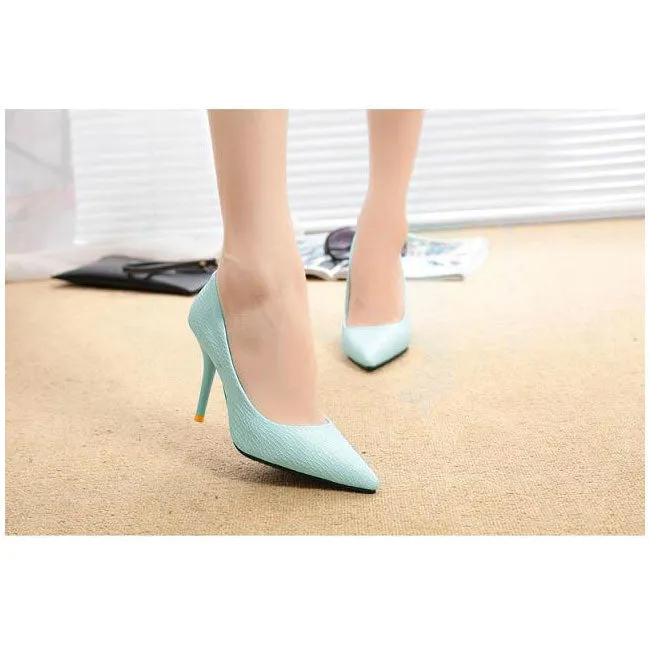 Fashion Spring Summer Women High Heels Pointed Toe Sandals Shoes Pumps Party Womens Plus Size Female Wedding Shoes O127