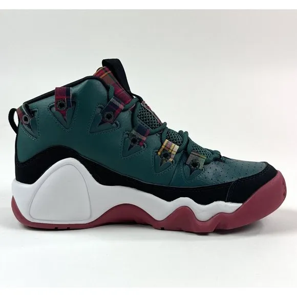 Fila Grant Hill 1 Mens Forest Green Maroon Hi Top Basketball Shoes Sneakers