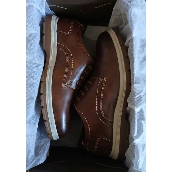 Florsheim Boy's Lookout Plain Toe Ox Jr Oxford Chestnut Style16688 Size 2.5 #781