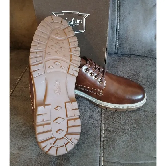 Florsheim Boy's Lookout Plain Toe Ox Jr Oxford Chestnut Style16688 Size 2.5 #781