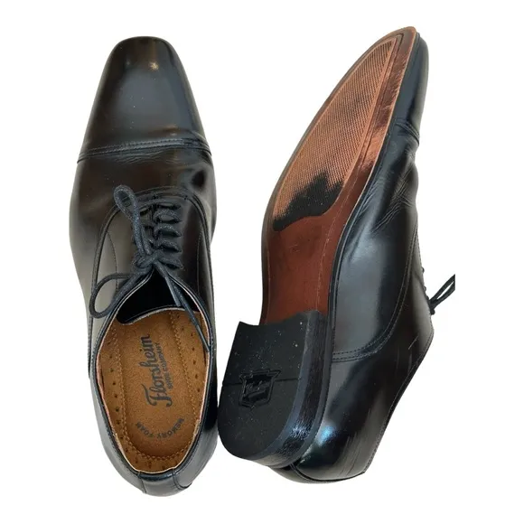 Florsheim Men’s Chicago Leather Oxford Size 9.5 D black