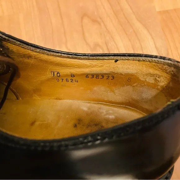 Florsheim Royal Imperial Shell Cordovan Plain toe bluchers 97624