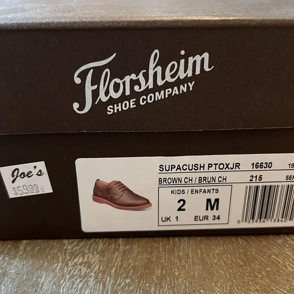 Florsheim Supacush Plain Toe Ox, Jr.