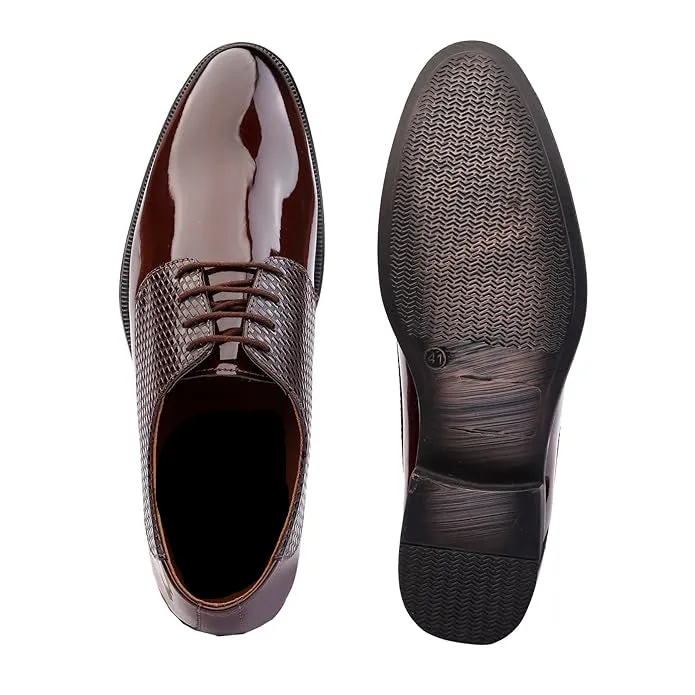 Formal Lace Up Derby Shoes with TPR Sole -JonasParamount