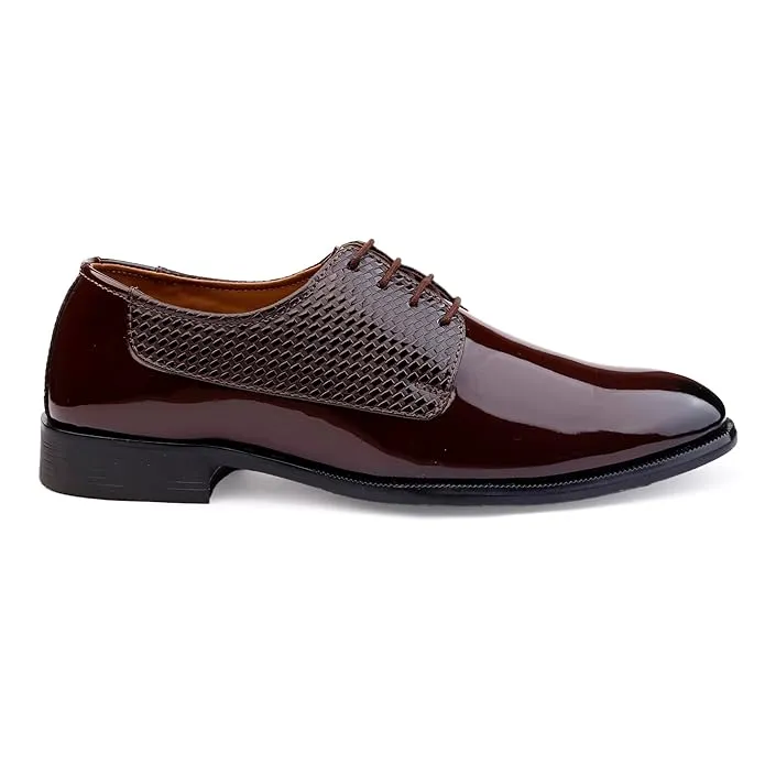 Formal Lace Up Derby Shoes with TPR Sole -JonasParamount