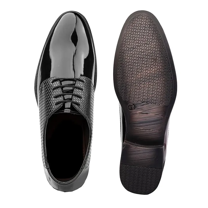 Formal Lace Up Derby Shoes with TPR Sole -JonasParamount