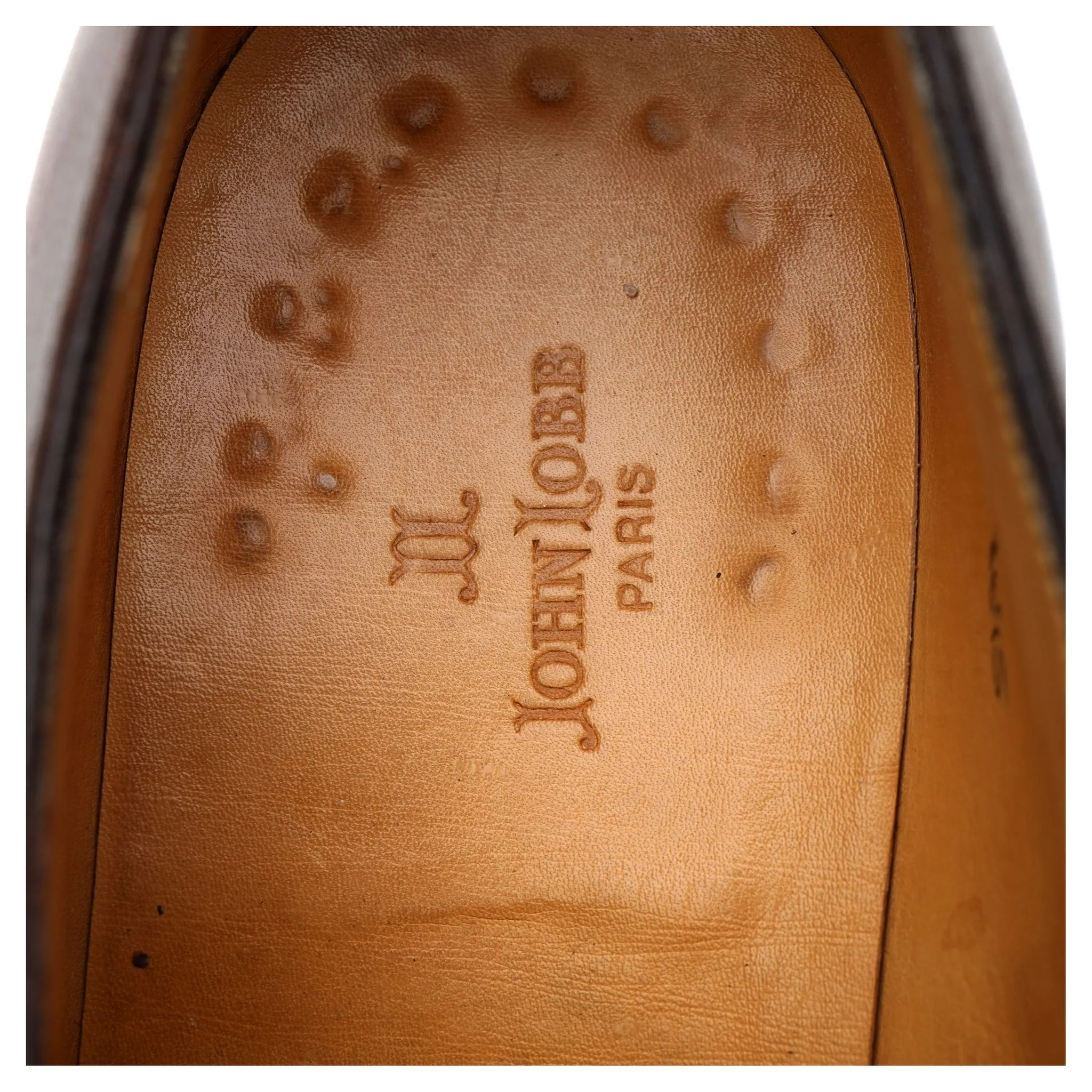 'Fould' Brown Leather Monk Strap UK 10.5 E