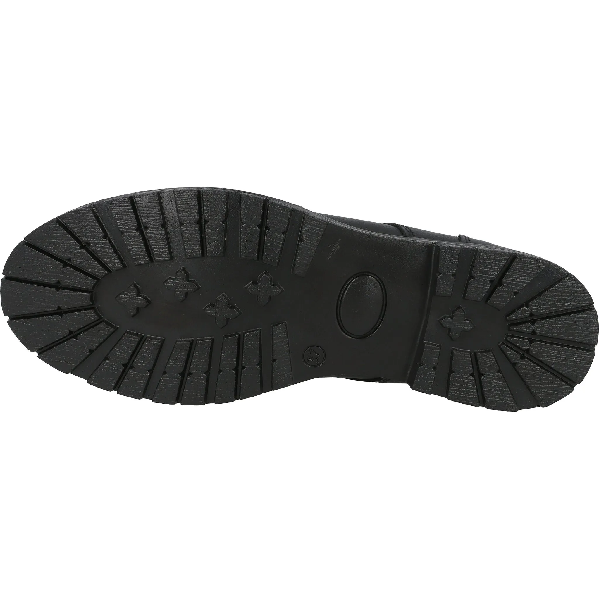 Froddo Charlie Black Leather Brogue Shoes