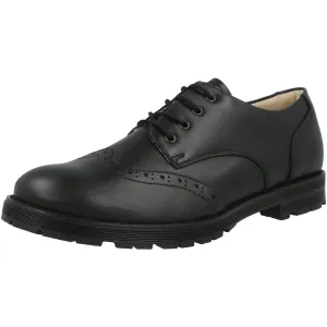 Froddo Charlie Black Leather Brogue Shoes