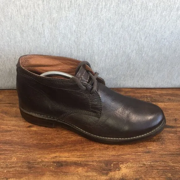 Frye Ankle Lace Up Chukka Boots Brown Leather Men's Size 10.5 D