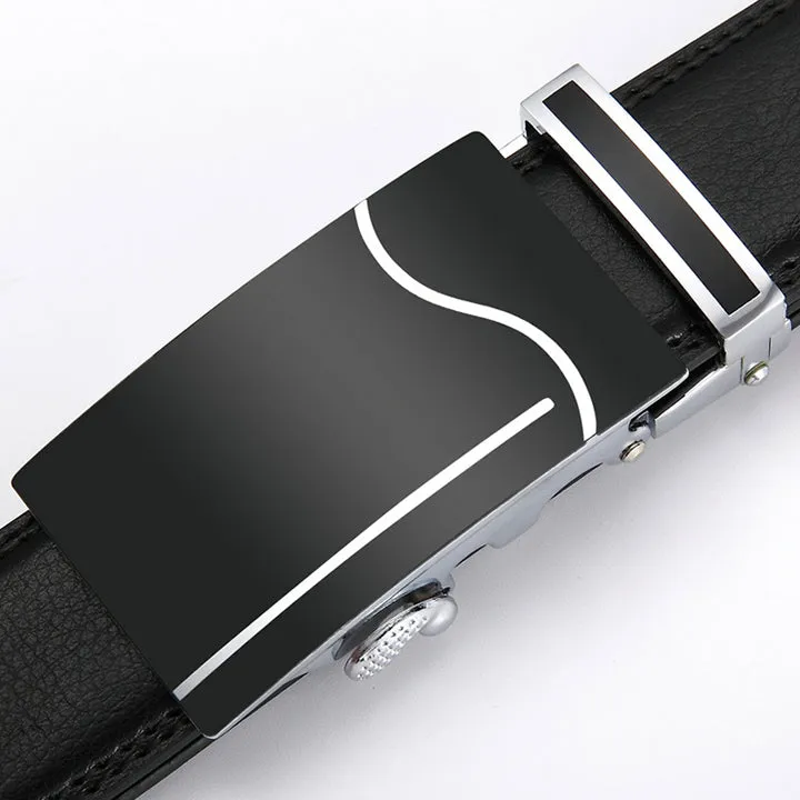 Fuller Black Leather Belt
