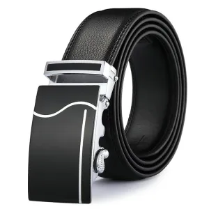 Fuller Black Leather Belt