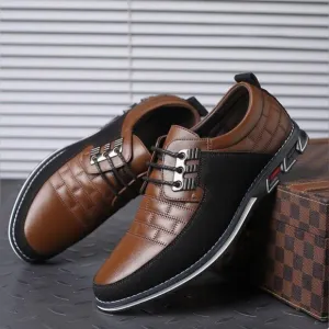 Gatsby Oxford Derby Orthopedic Leather Shoes