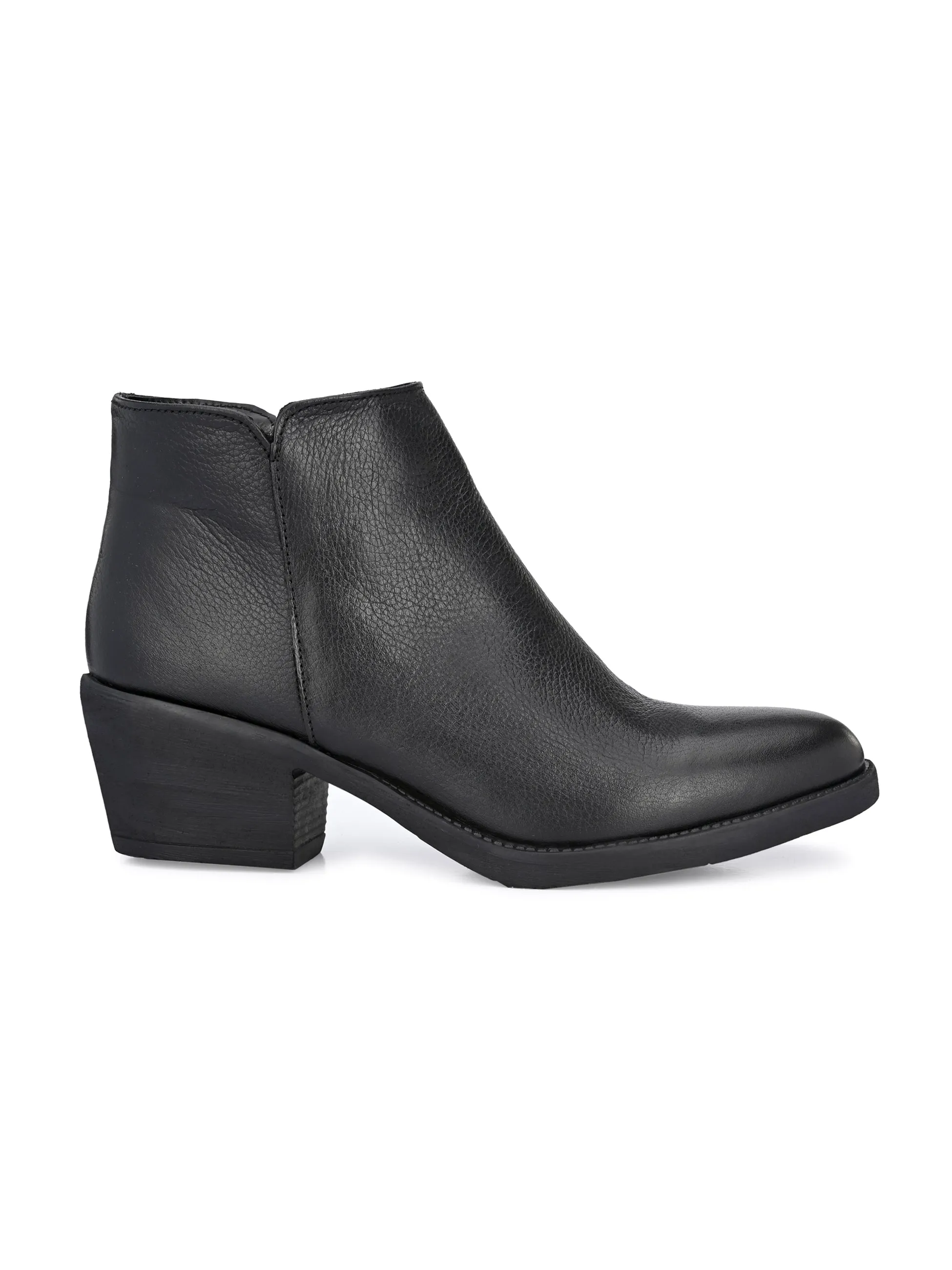 GENUINE LEATHER ANKLE BOOT
