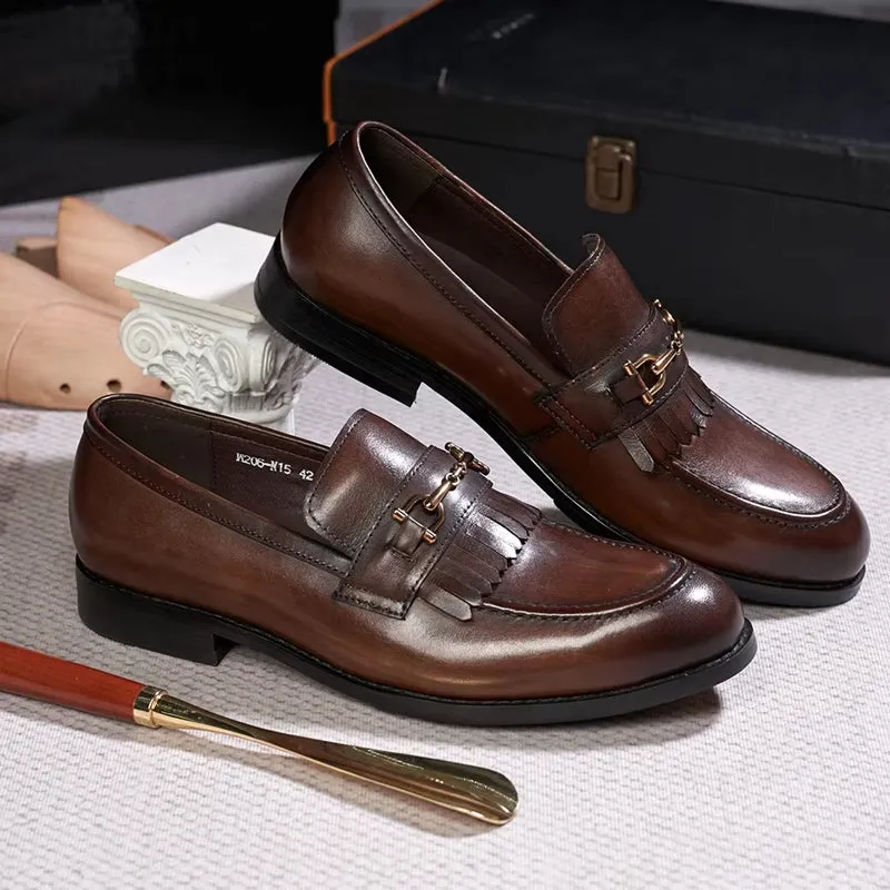 Genuine Leather Business Dress Shoes Comfortable Men Shoes