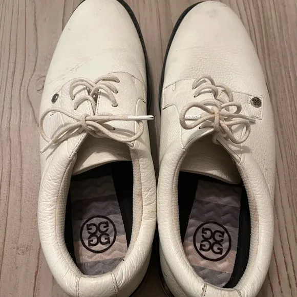 G/Fore white leather golf shoes Men’s size 10