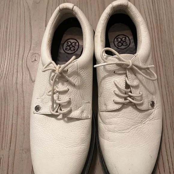 G/Fore white leather golf shoes Men’s size 10