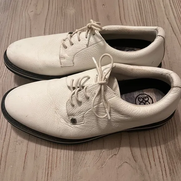 G/Fore white leather golf shoes Men’s size 10