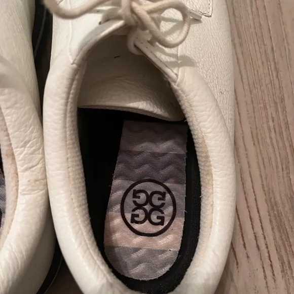 G/Fore white leather golf shoes Men’s size 10