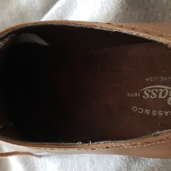 G.H.Bass &amp; Co Howie Oxford Tweed and Leather Shoes Size 12