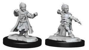 Halfing Monk Male: Pathfinder Battles Deep Cuts Unpainted Miniatures