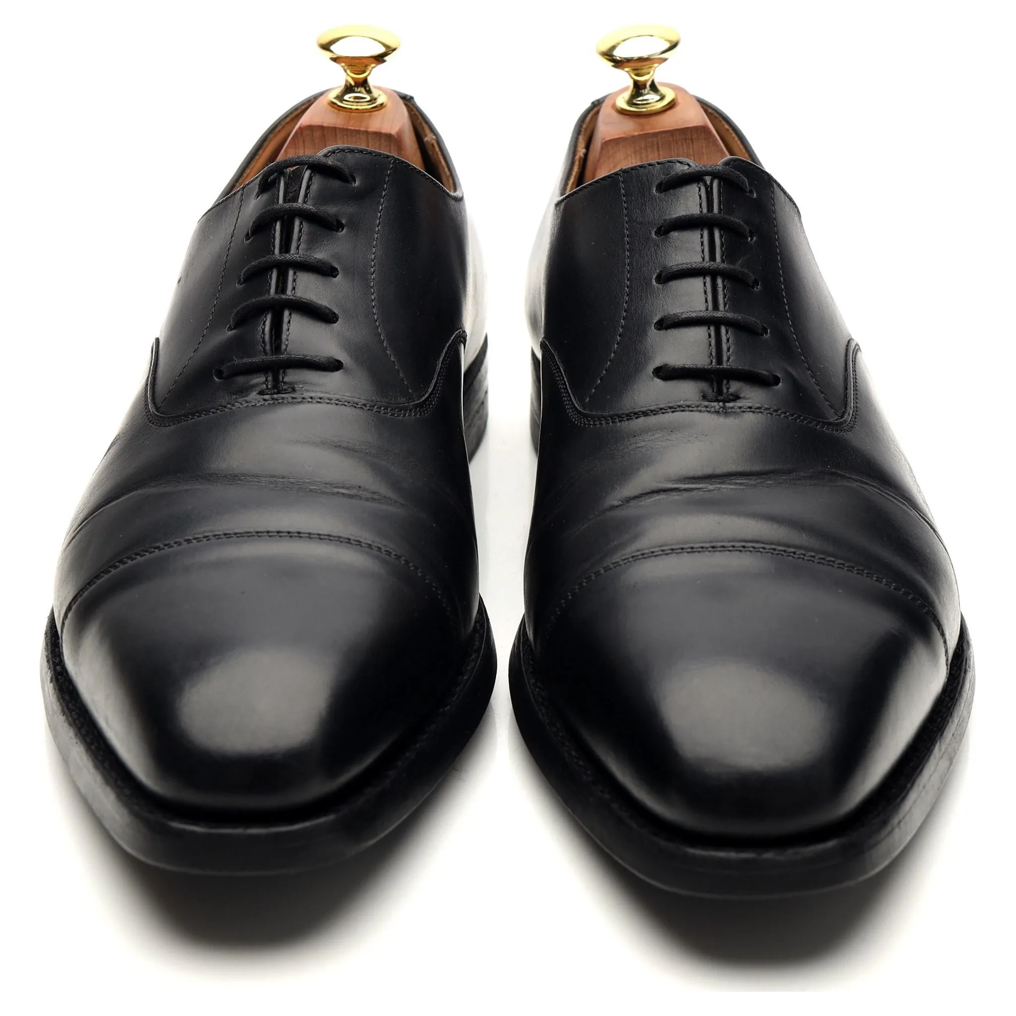 'Hallam' Black Leather Oxford UK 8.5 E