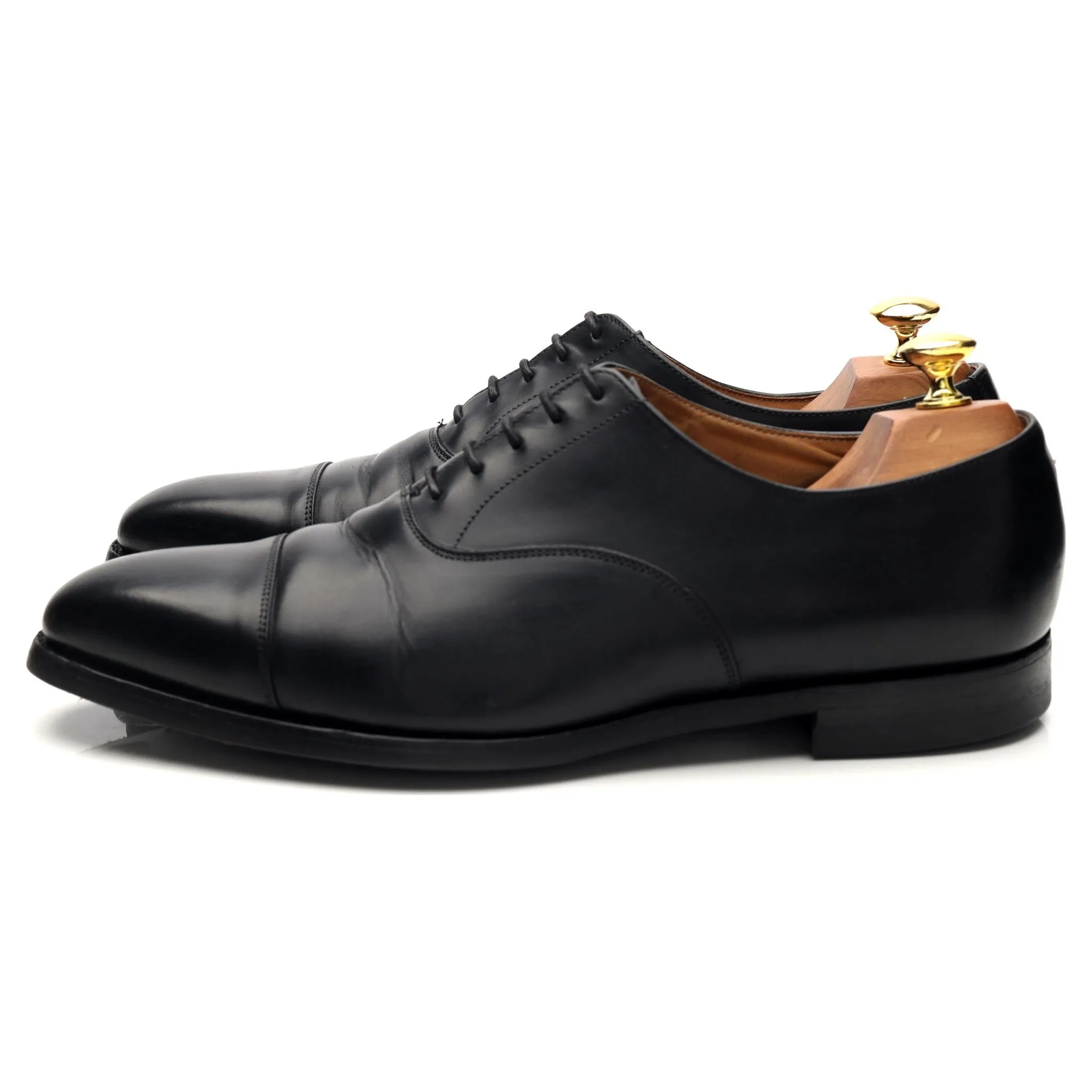 'Hallam' Black Leather Oxford UK 8.5 E