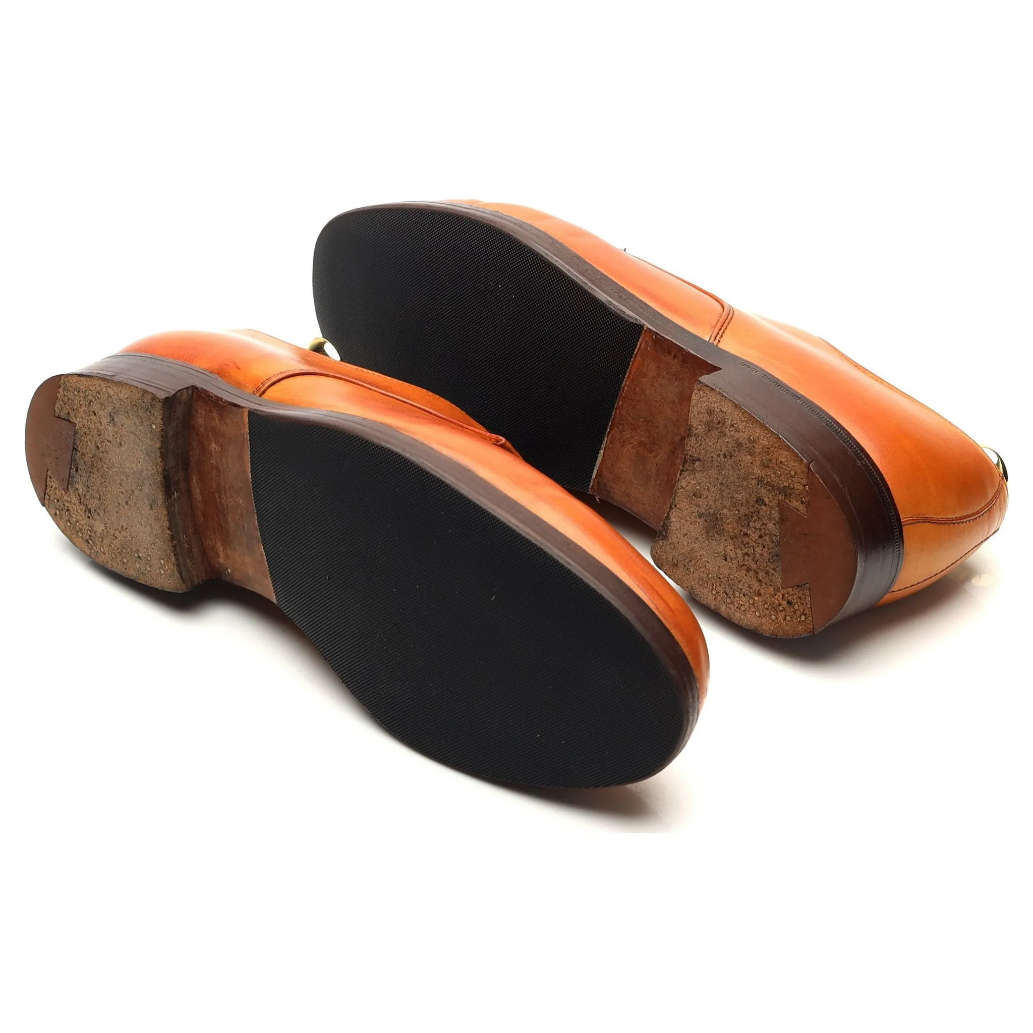 'Harewood' Tan Brown Leather Derby UK 7 FX