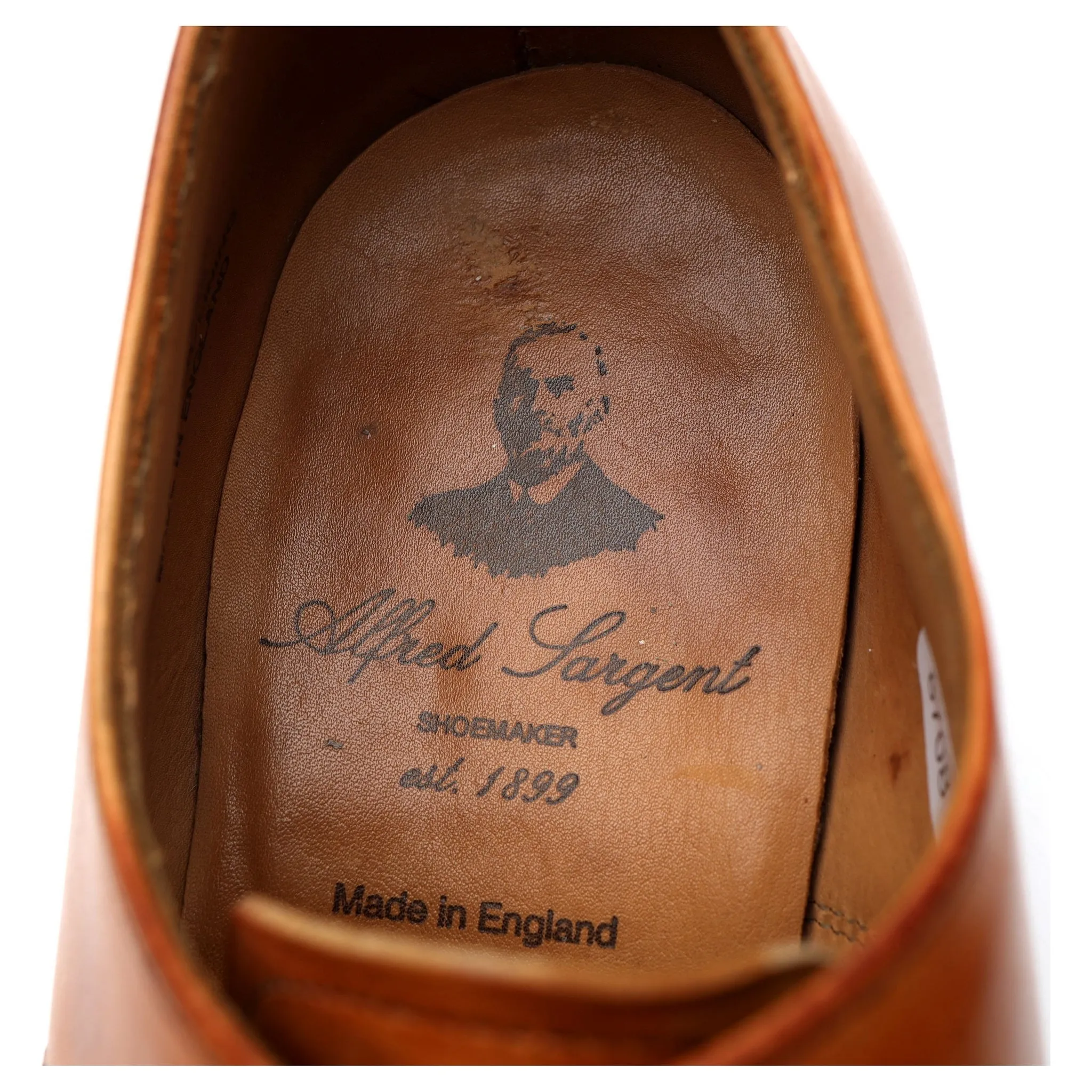 'Harewood' Tan Brown Leather Derby UK 7 FX