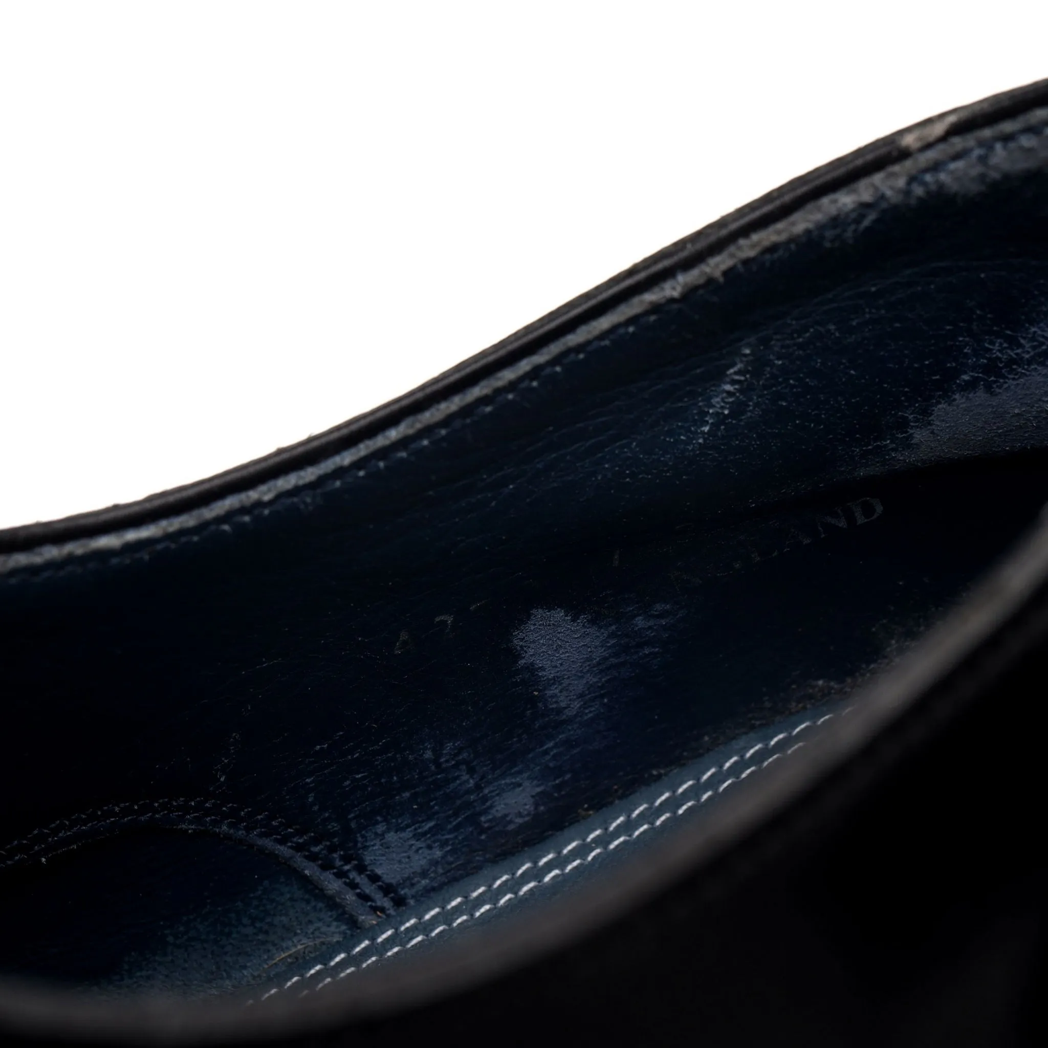 'Hartley' Black Leather Oxford UK 7.5 G