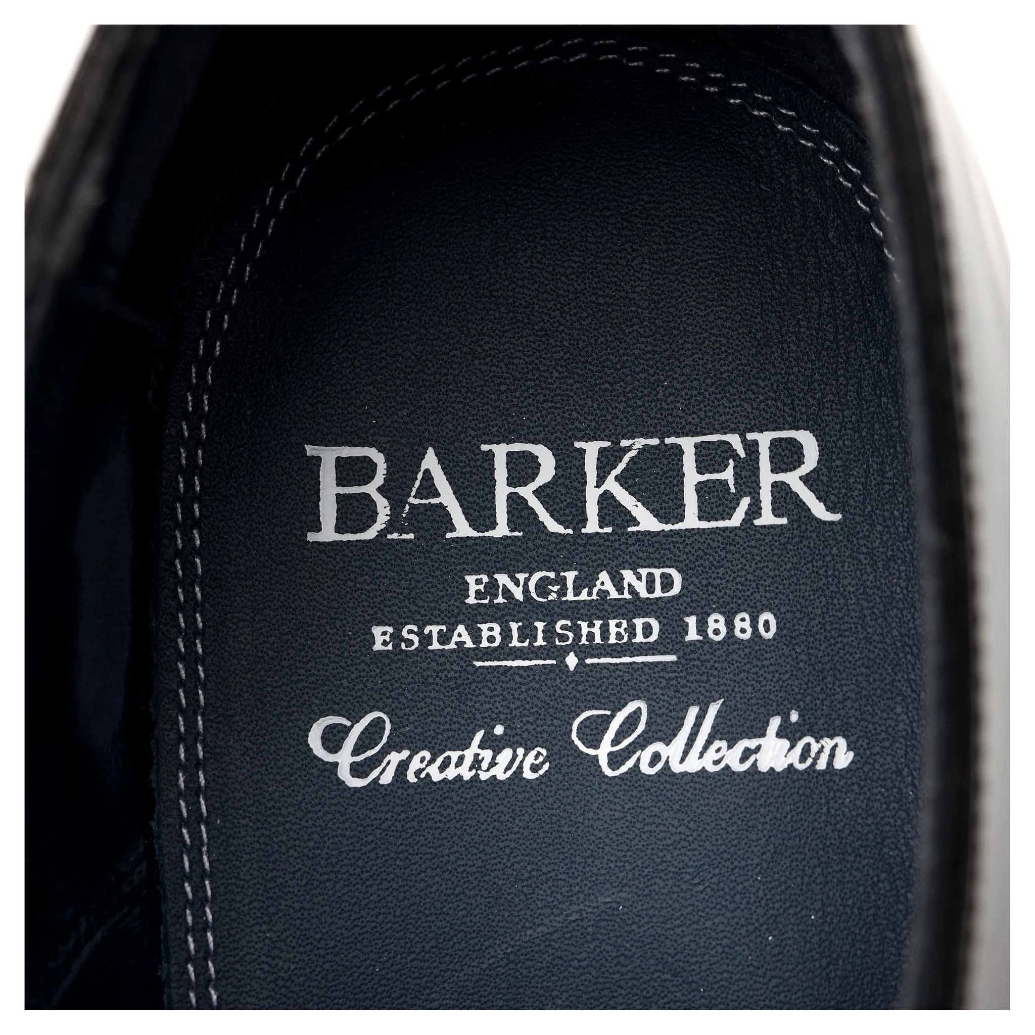 'Hartley' Black Leather Oxford UK 7.5 G