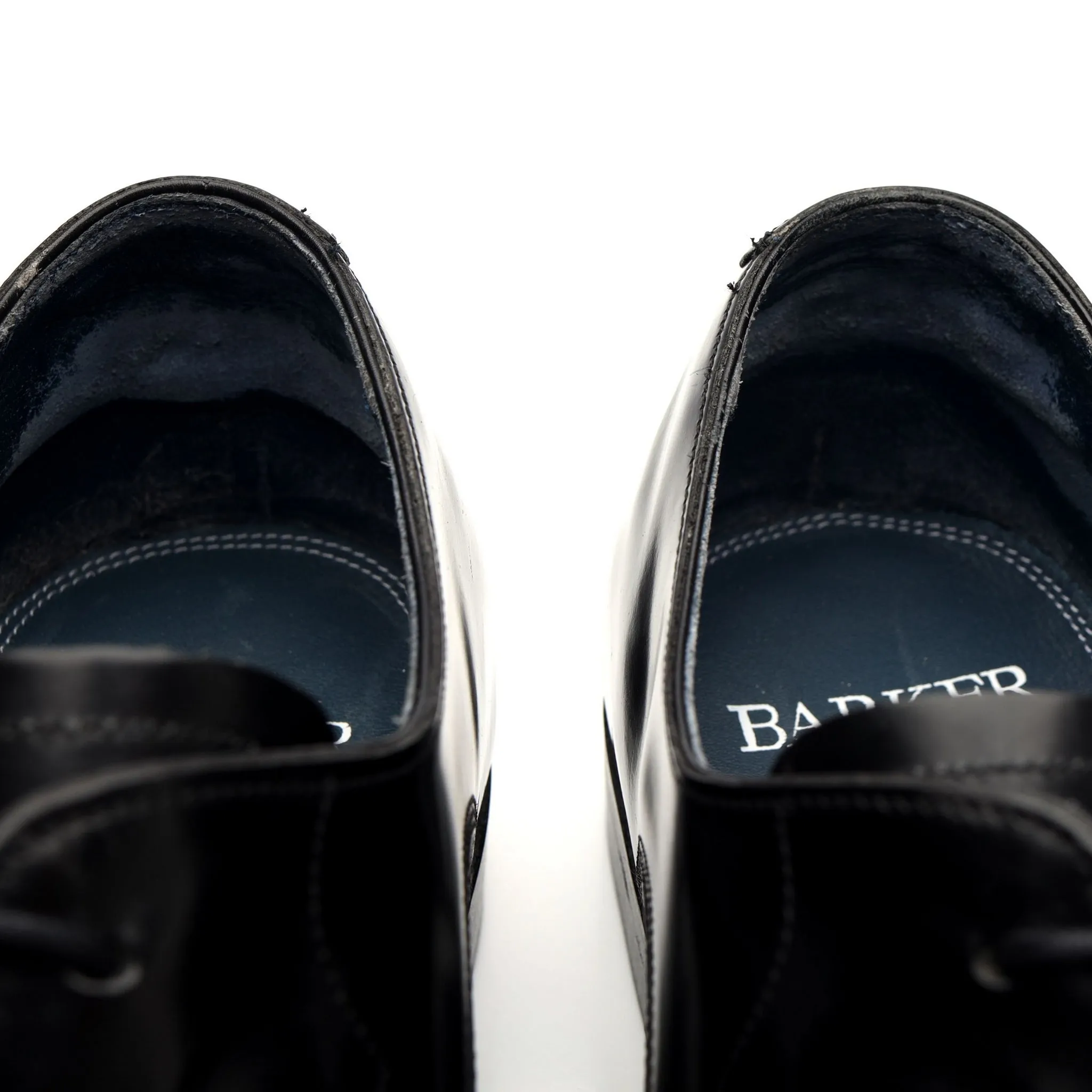 'Hartley' Black Leather Oxford UK 7.5 G