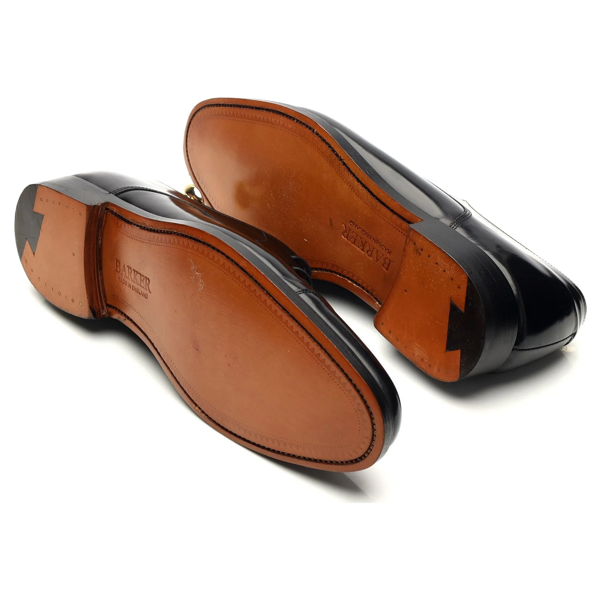 'Hartley' Black Leather Oxford UK 7.5 G