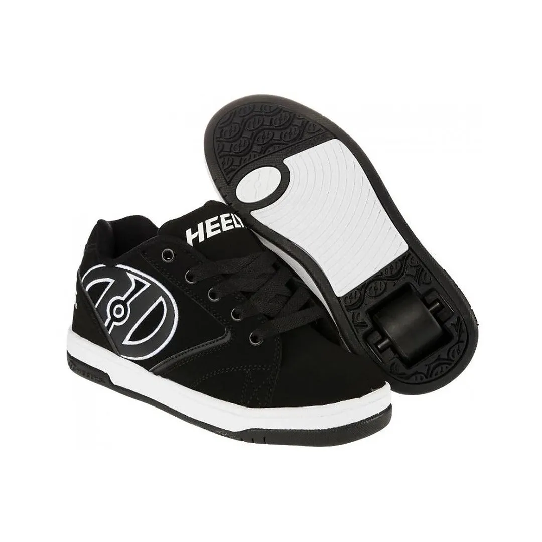 Heelys Propel 2.0 Child's Shoe with wheels - Black/White -Various Sizes