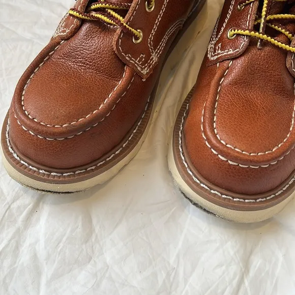 Herman Survivors Steel Toe Genuine Leather Ankle Workboots Reinforced Mens 7
