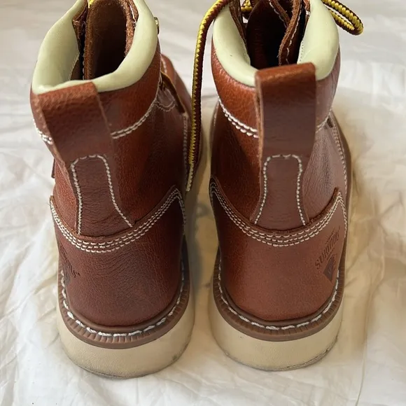 Herman Survivors Steel Toe Genuine Leather Ankle Workboots Reinforced Mens 7