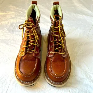 Herman Survivors Steel Toe Genuine Leather Ankle Workboots Reinforced Mens 7